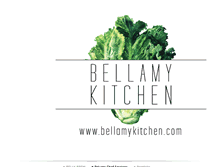 Tablet Screenshot of bellamykitchen.com